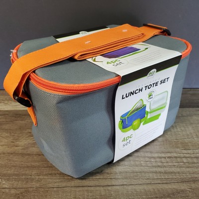 eco one insulated 5 piece lunch tote set