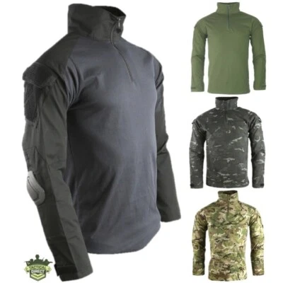 KOMBAT UK BRITISH ARMY STYLE SPEC OPS UBAC HEMD MIT ELLENBOGENSCHÜTZERN HERREN S-3XL MTP BTP CAMO
