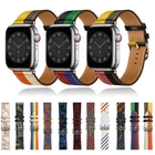 Leather Band Strap for Apple Watch 11 10 9 8 7 SE Ultra 3 2 44/41/45/42/46/49mm