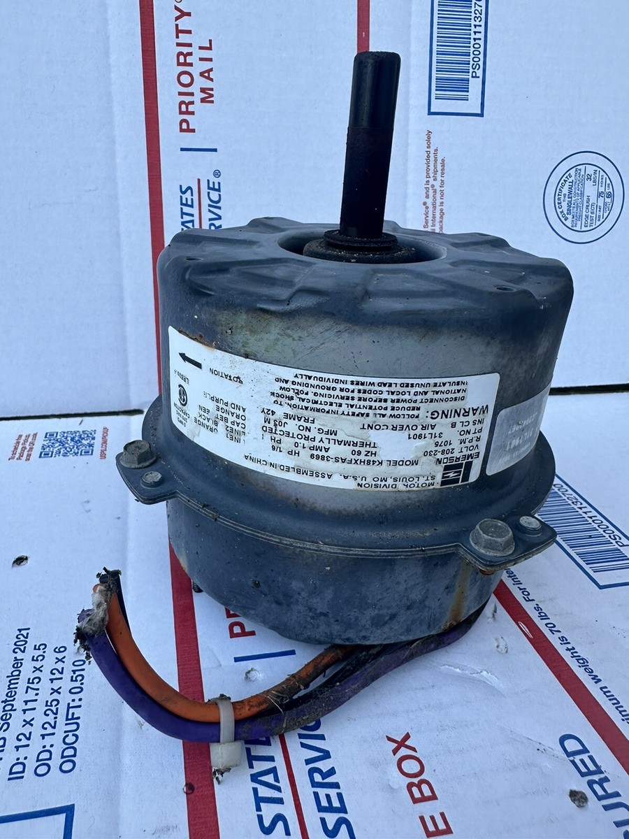 Emerson K48HXFAS-3869 Fan Motor 1075 RPM 1/6 HP 230V Lennox