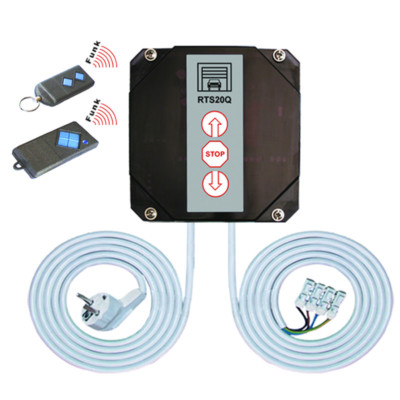 RTS20Q FUNK Rolltorsteuerung mit Handsender 868 MHz für Rohrmotor Motor Antrieb