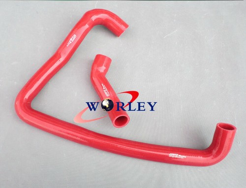 BLACK Silicone Radiator Hose For Nissan Fairlady 300ZX Z32 1990-1996 91 92 93 94 - Picture 3 of 6