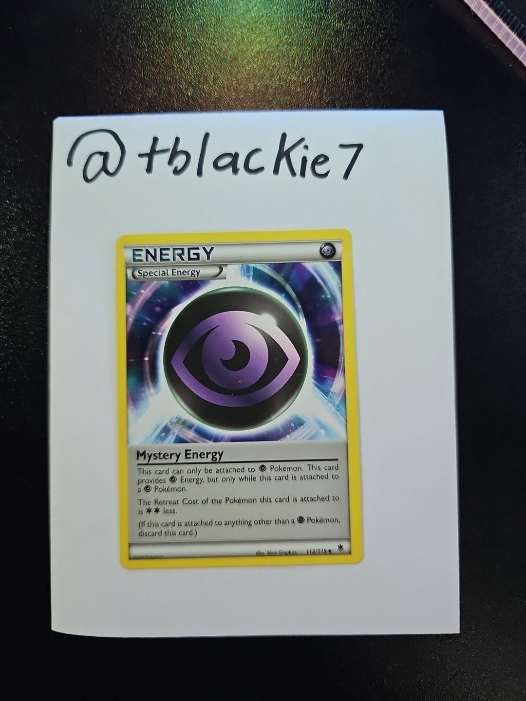 Mystery Energy 112/119  Pokemon TCG Card Phantom Forces LP