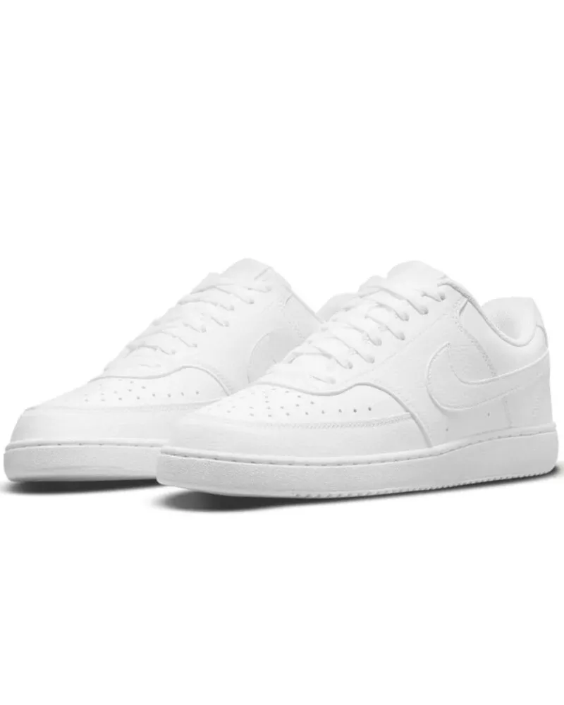 Scarpe Sneakers UOMO Nike Pelle Court Vision Low Next Nature Total