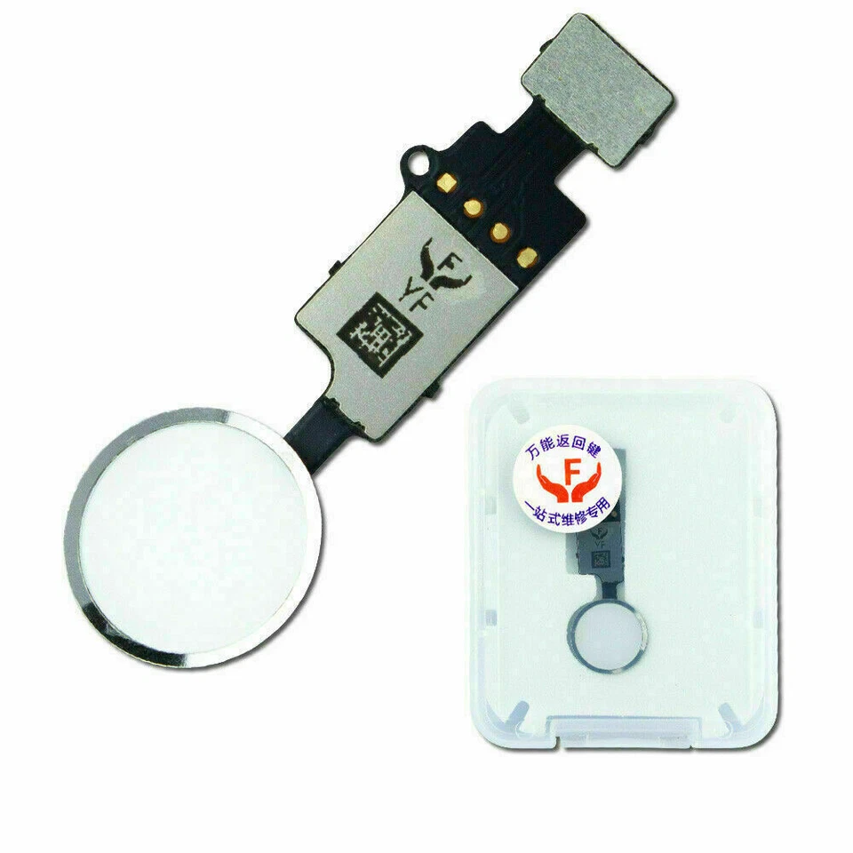 YF Universl Solution Home Button Flex Cable for Apple iPhone7 7 Plus 8 8+ Sliver - Image 2 of 4
