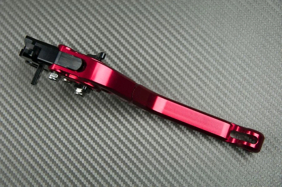 Faltbare Einstellbarer Hebel Paar Flip Up Rot CNC HONDA CBR954RR CBR 954 900 RR - Bild 3 von 4