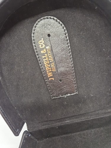 NEW J WIPPELL & CO leather Collar Box CLERGY CLERICAL VICAR PRIEST COLLAR CASE - Picture 3 of 11