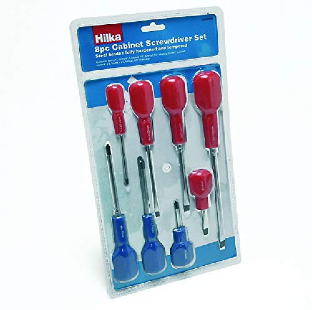 Hilka 32600008-Set di cacciaviti, 8 pezzi - NUOVO