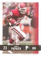 SAGE-HIT Allen Patrick  RC BROWNS RAVENS OU-SOONERS