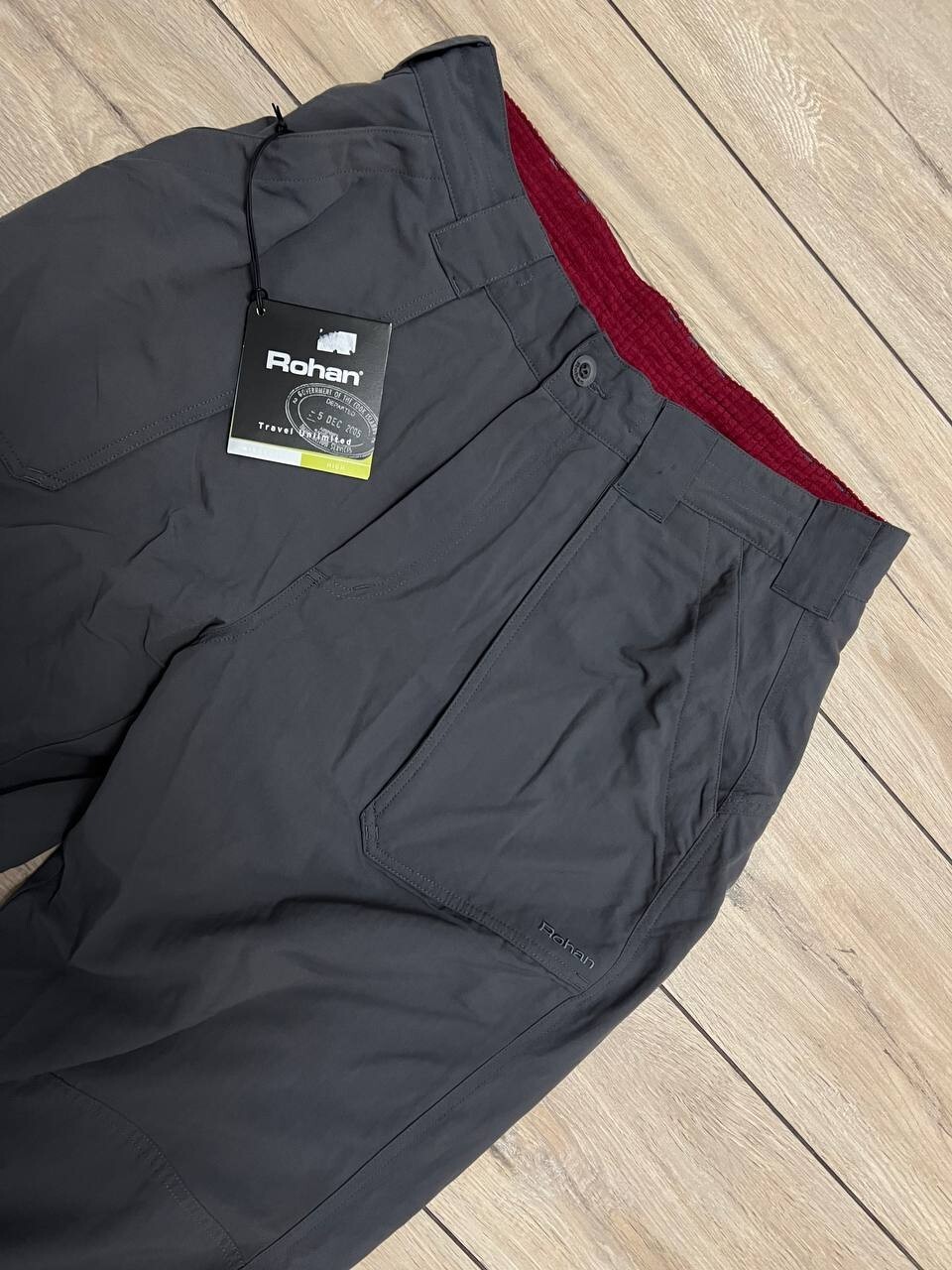 Men Rohan Snowline Trousers Pants Outdoor Hiking Fleece Lined size 34 trekking