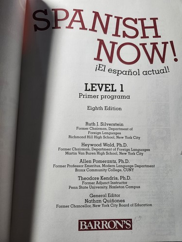 Barron's Foreign Language Guides: Spanish Now! Level 1: with Audio MP3 CD - Picture 3 of 10