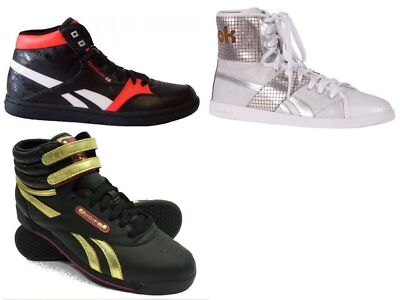 Reebok Damen Schuhe Sneaker Leder Turnschuhe Courtee MID Guilded Update Top Down