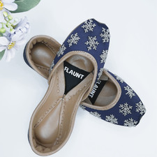 Handcrafted leather punjabi jutti, khussa, traditional embroidered footwear