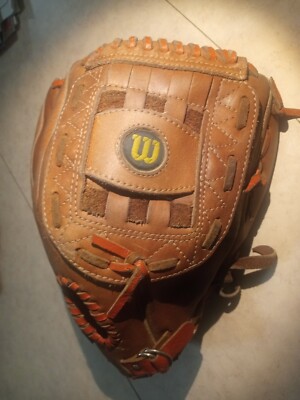 Wilson A2151 Kirby Puckett Youth Brown Leather Baseball Glove