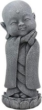 SUMMIT COLLECTION Large Tilted Head Jizo with Clasped Hands