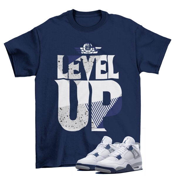 jordan 4 midnight navy shirt