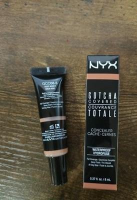 NYX Professional Makeup Gotcha Covered Concealer, Deep Honey, 0.27 Fluid Ounce