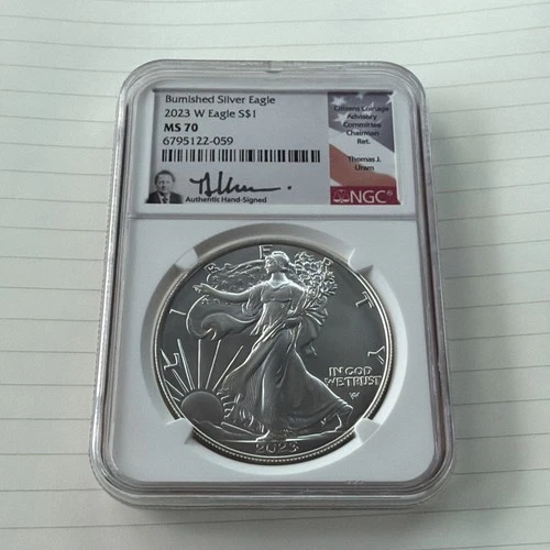 NGC 2023-W MS70 Burnished American Silver Eagle 🇺🇸