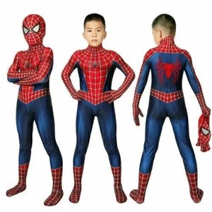 Spiderman Kostüm Kinder Cosplay-Cosplay Karneval Schulparty Overall Christmas🎃