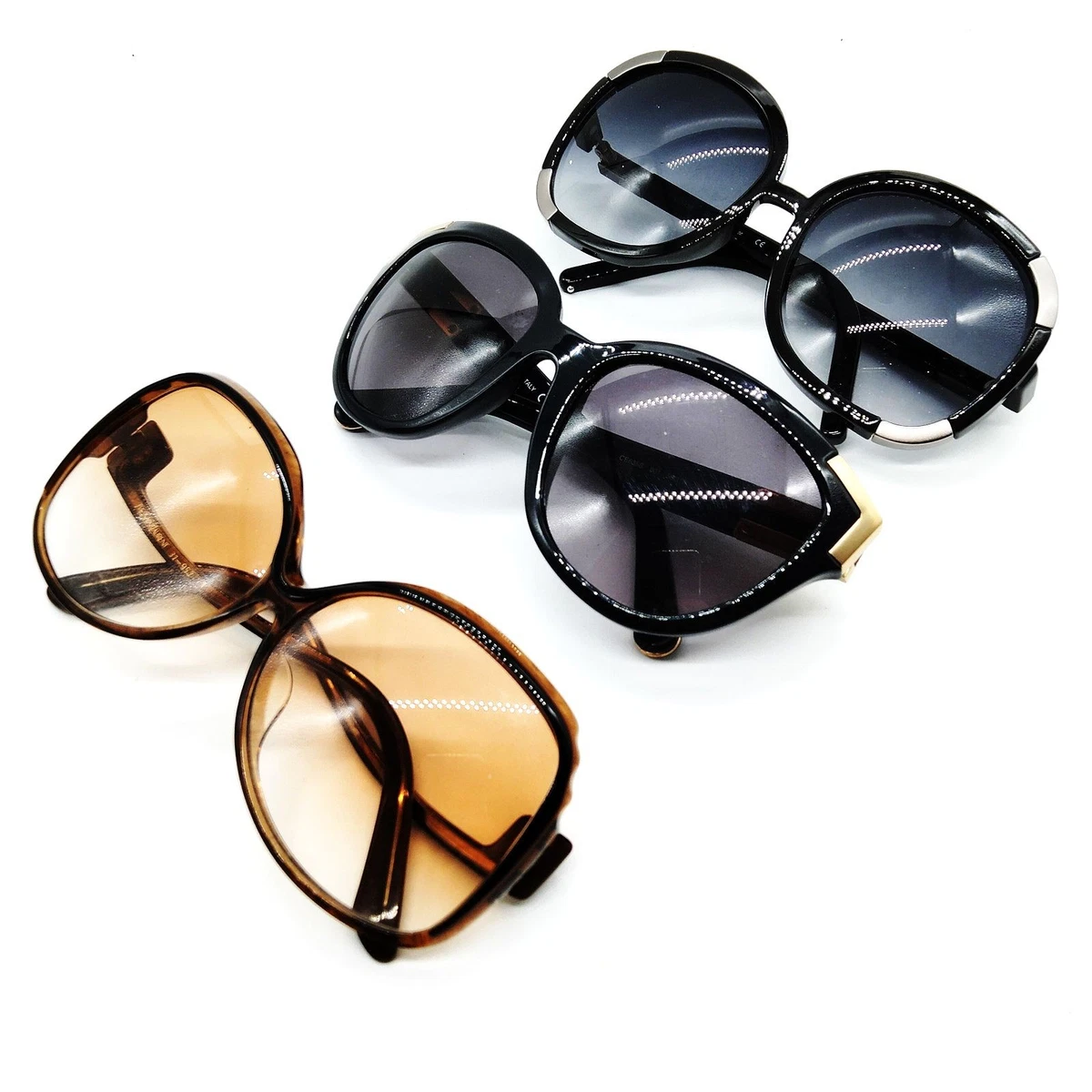 Chloe Women\'s Gold Round Sunglasses CE169S-838 Gradient Lens Hollywood Aviator Chloé Sunglasses & Sunglasses Accessories for Women for sale  main image 2