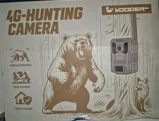 VOOPEAK 4G Cellular Trail Camera, 2.5k Live Feed Solar Powered Game Cameras