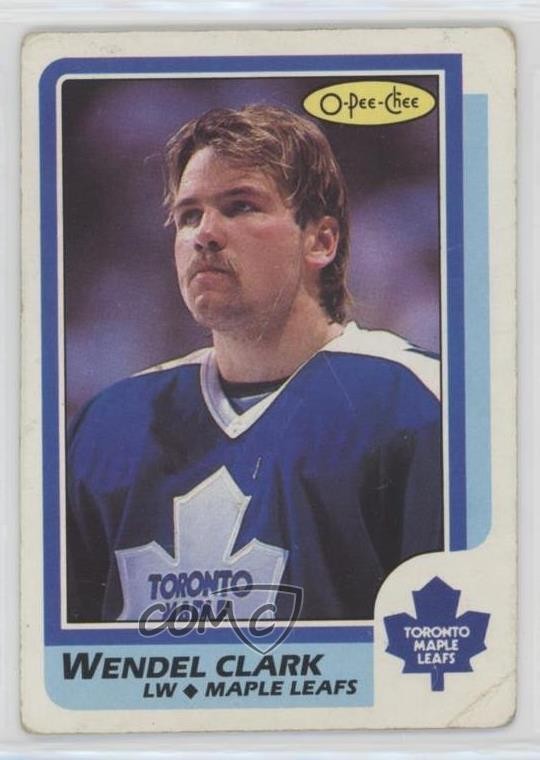 1986-87 O-Pee-Chee Wendel Clark #149 Rookie RC