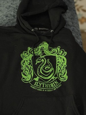 Harry Potter Slytherin Unisex Sweatshirt Size Medium Color Black