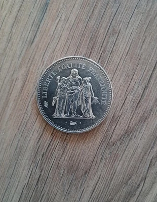 pièce en argent 50 francs Hercule - Photo 1/3