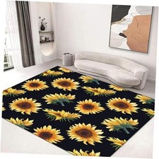 Area Rug 5'x6' Floor Mat Non-Slip Rugs Washable Carpet for Living Room Pattern1