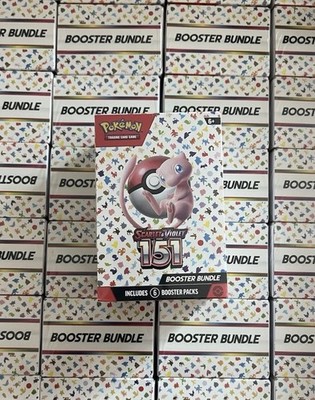 Pokemon TCG Scarlet & Violet 151 Booster Bundle x5 Factory Brandneu Sealed 