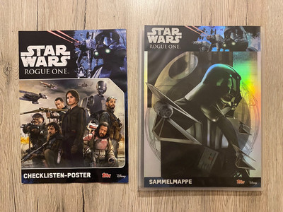 Star Wars Karten Topps Rouge One Vollständig/ Komplett + 6 LE