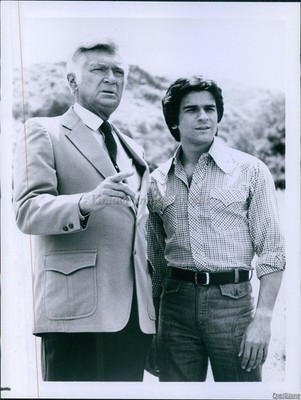 1978 Barnaby Jones Buddy Ebsen Mark Shera Trail Two Killers Actor Photo 7x9