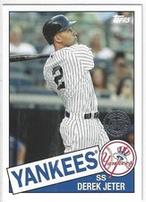 2020 Topps DEREK JETER New York Yankees 1985 35th Anniversary Insert # 85TB-1