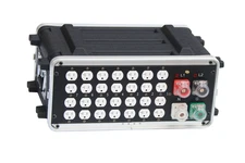 US Stage Power Box 200A Camlock Input Supply 28*Edison Output Socket Power Distr