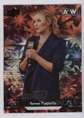 2023 Upper Deck AEW All Elite Wrestling Crew Dynamite 18/249 Renee Paquette m4n