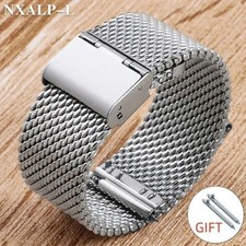 1.0 Milanese Mesh Stainless Steel Watch Band Bracelet 18Mm 20Mm 22Mm 24Mm Bracel