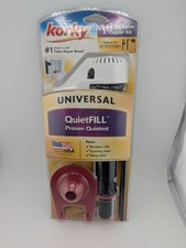 Korky QuietFILL Universal Toilet Fill Valve & Flapper Kit, Made in USA