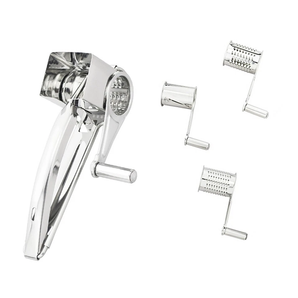  5 Pcs/Set Gratuggia Per Formaggio Grattugia Rotante in Acciaio Inox - Immagine 2 di 4