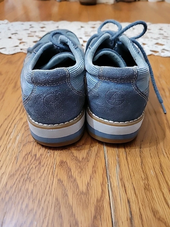 Zapato de pana vintage años 90 para hombre Airwalk azul talla 8,5. Foto 4 de 4