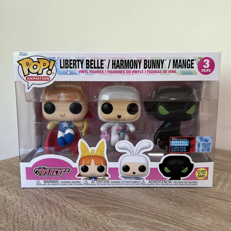 FUNKO POP! THE POWERPUFF GIRLS 3 Pack NYCC ‘25 EXCLUSIVE | CARTOON NETWORK