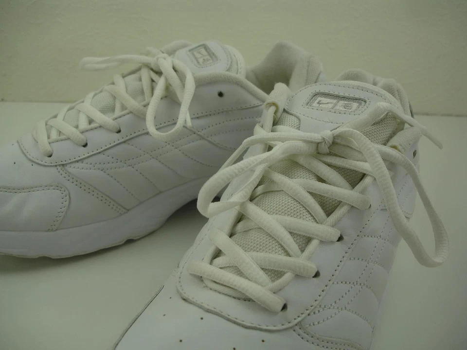 De Colección Para Mujer 11 M Nike Walk Airliner Zapatos de Cuero Blanco Tenis Caminar Con Cordones Foto 4 de 4