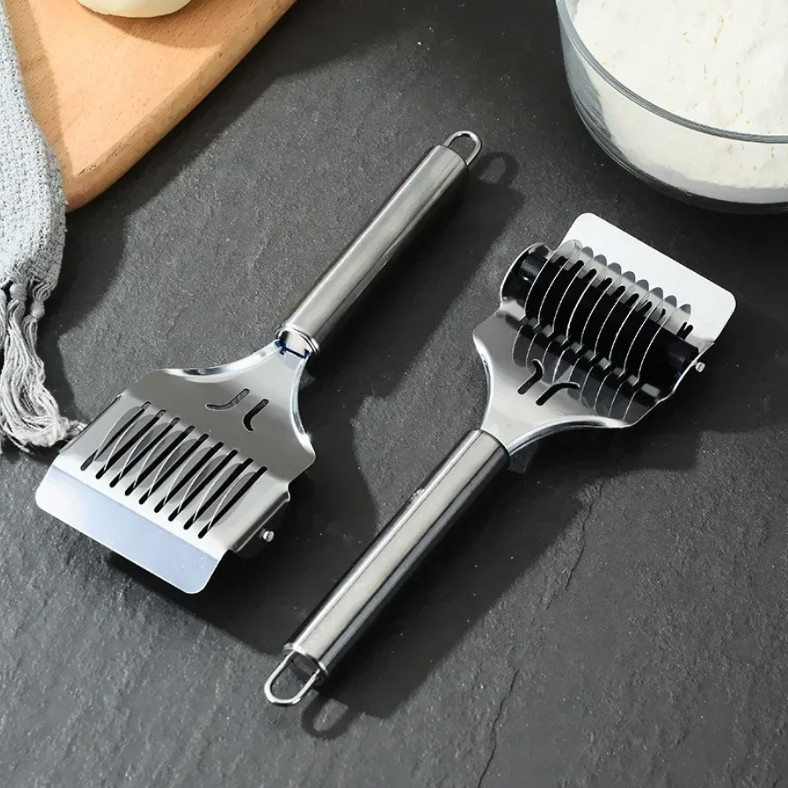 1pcs Stainless Steel Manual Noodle Cutter Pasta Maker Kitchen Cooking Tool - NEW