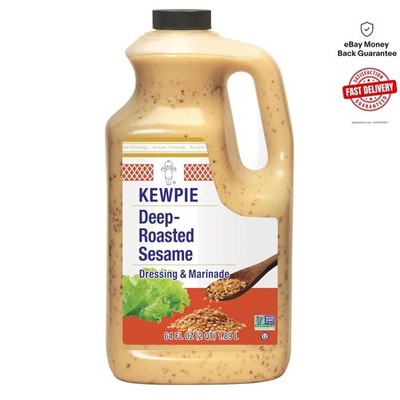 Kewpie Deep Roasted Sesame Dressing - 64 Fl Oz, Non-GMO & Versatile Marinade