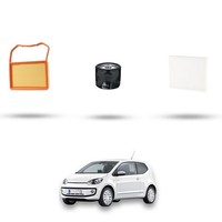 Hoffcar Set Service - 3 Filter Kompatibel Mit VW Up (121) 1.0 55Kw Von 2011