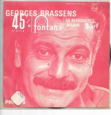 GEORGES BRASSENS La Marguerite 45 T Juke Boxe...