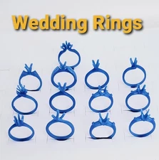 13 Assorted Wedding/Eng Rings. Wax Jewelry Patterns For Lost Wax Casting 25-116