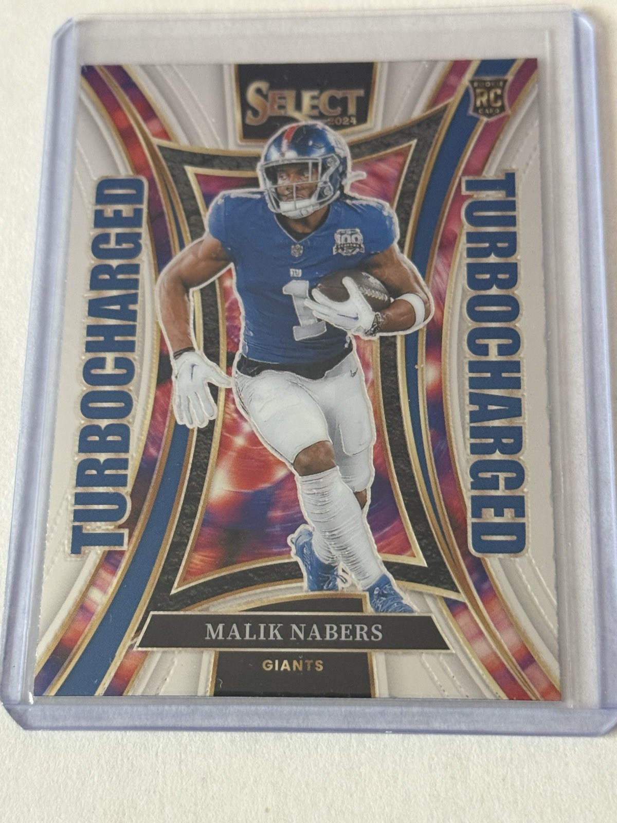 2024 Panini Select - Turbocharged Malik Nabers #15 (RC)