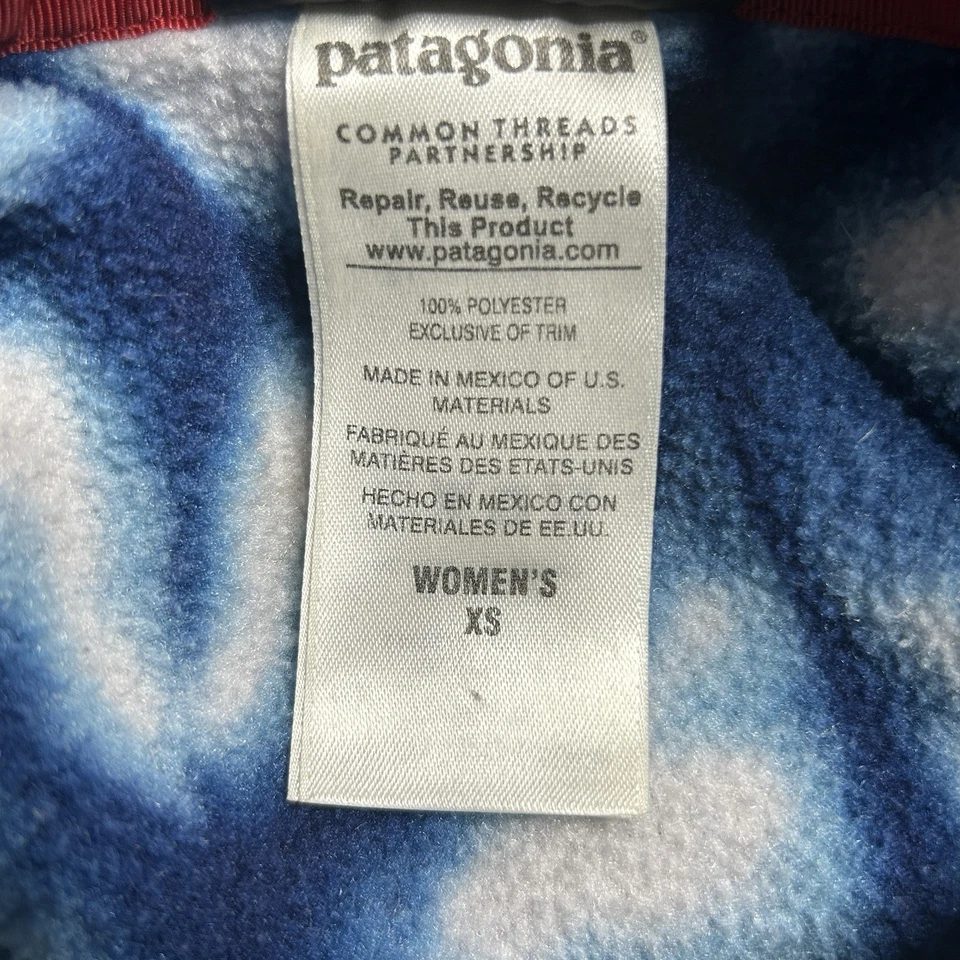 Толстовка женская Patagonia Synchilla Snap-T размер XS синий бриллиант флис - Изображение 4 из 4