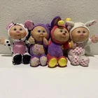 Lot of 4 Cabbage Patch Kids Babies in Animal Costumes Plush Dolls (2012)