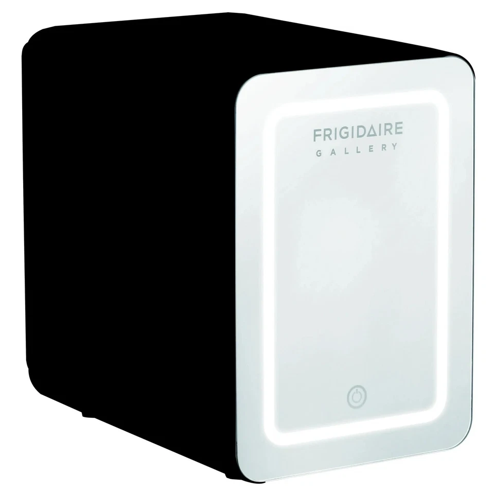 Frigidaire 12" 1 cu. ft. 9-Can Beauty Light Up Mini Refrigerator EFMIS209-BLACK